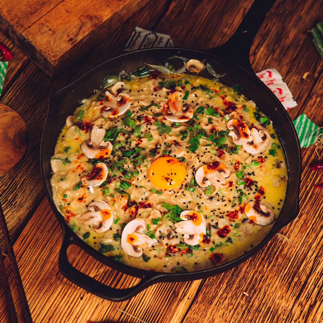Cheesy ramen à la Raclette de Savoie 