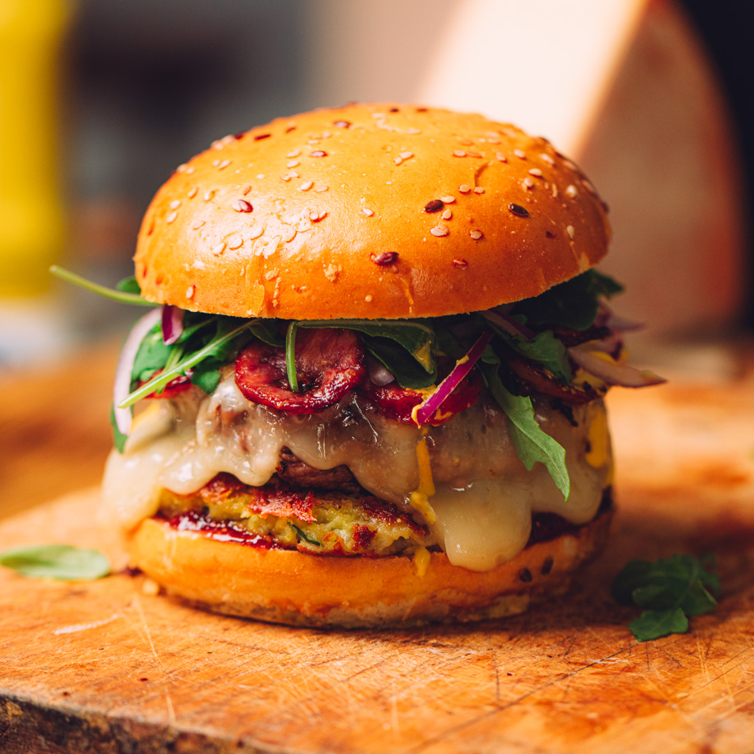 Burger diot & Raclette de Savoie IGP