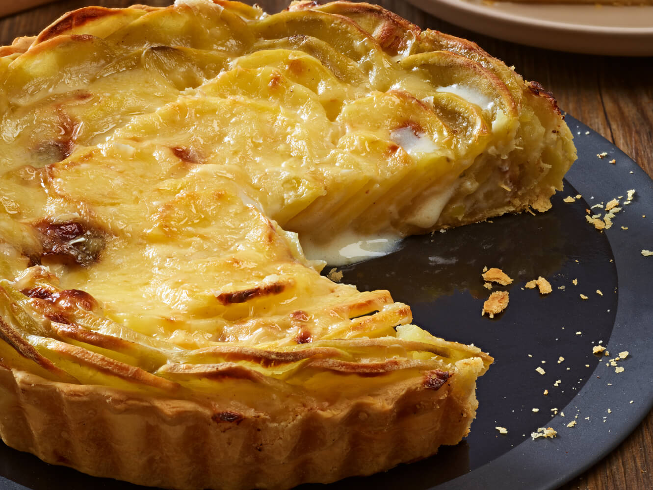 Tarte rosace pomme de terre à la Raclette de Savoie