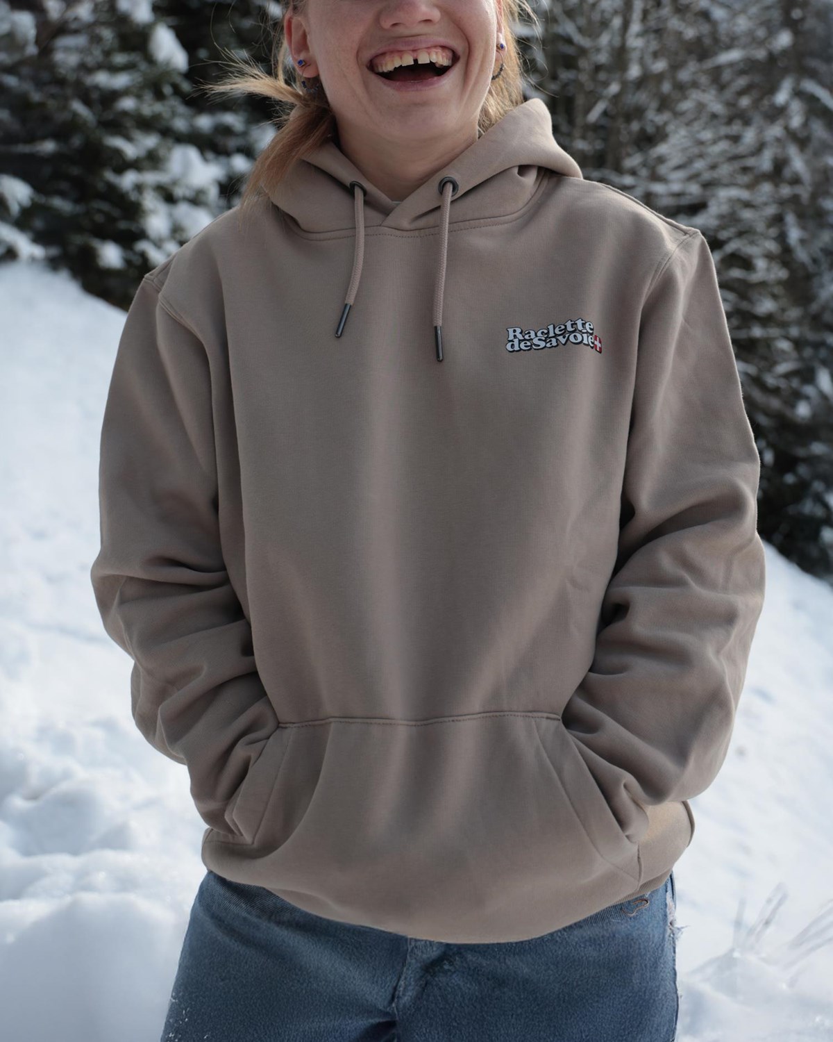 Sweat à capuche Mme. Raclette de Savoie (XS) - Photo 2
