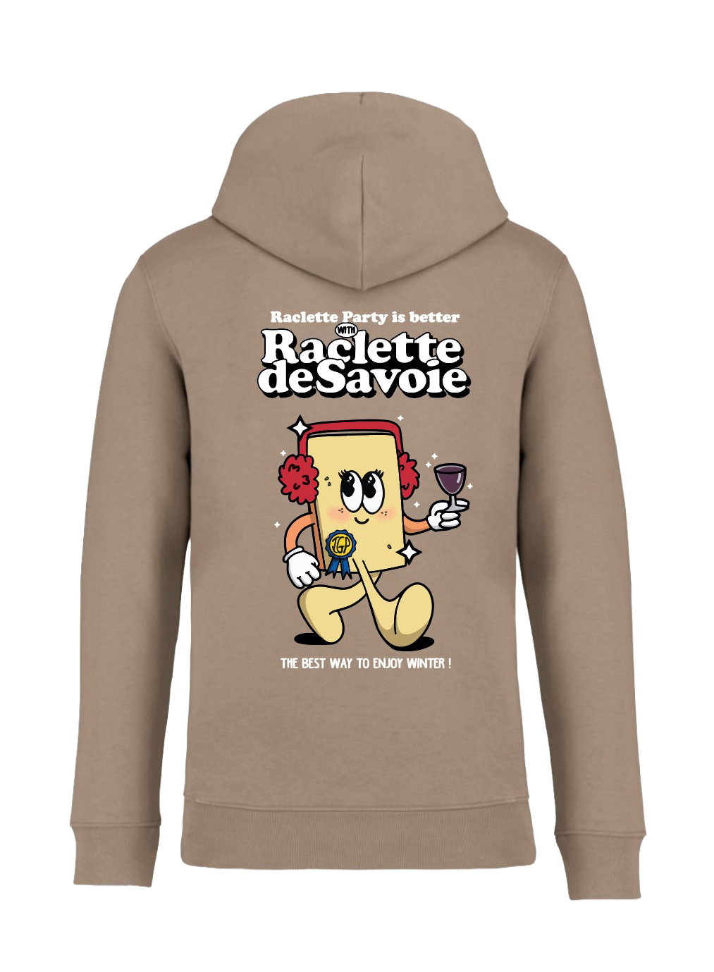 Sweat à capuche Mme. Raclette de Savoie (XS) - Photo 5