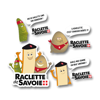 Collection Stickers - Raclette de Savoie
