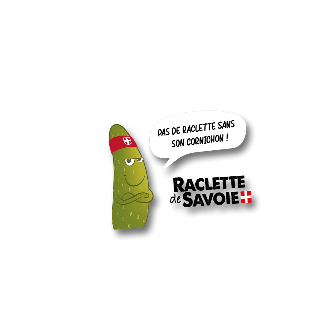 Sticker - Personnage Cornichon - Photo 1