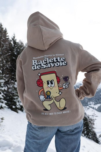 Sweat à capuche Mme. Raclette de Savoie