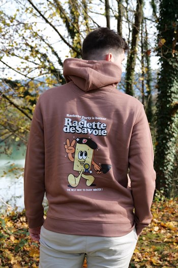 Sweat &#224; capuche M. Raclette de Savoie