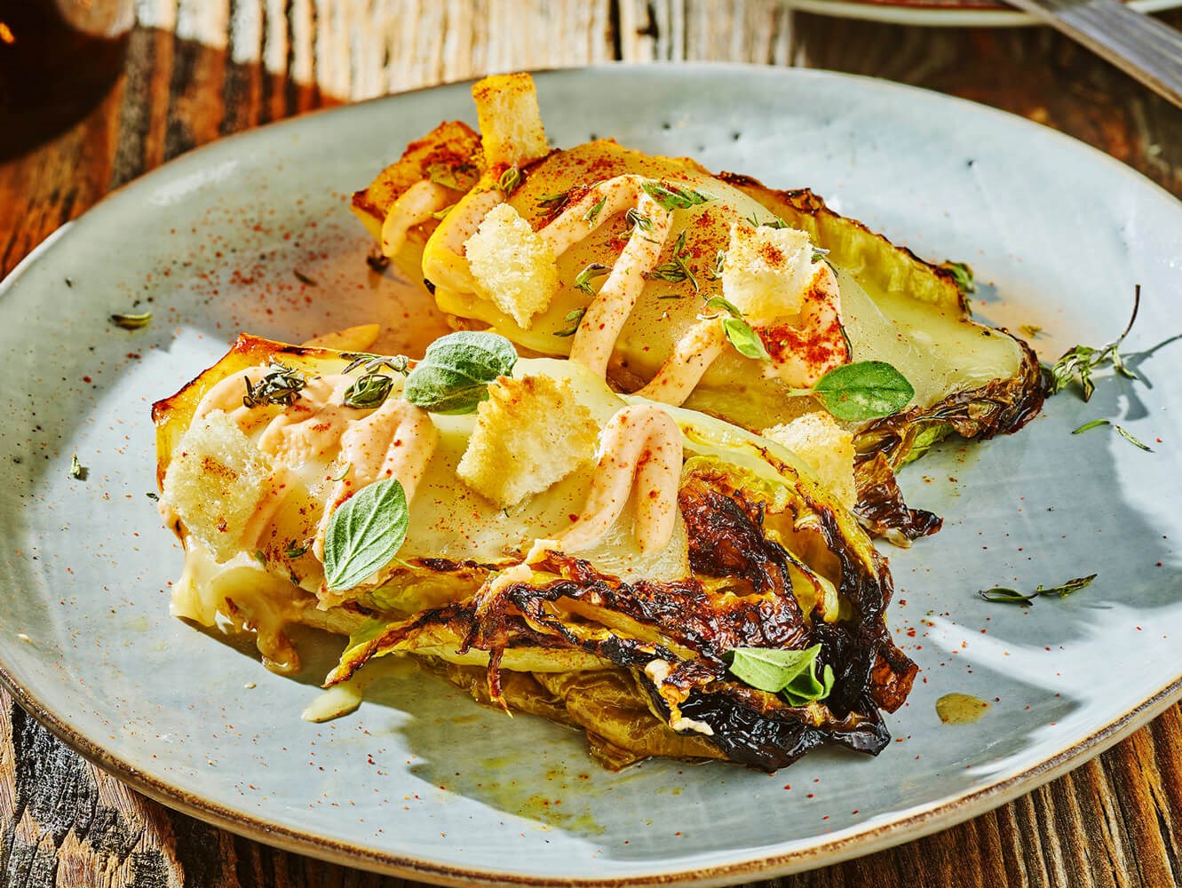 plats avec deux sucrines à la raclette de savoie